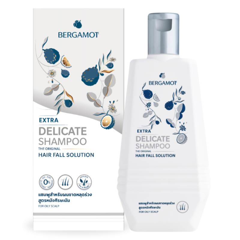 Bergamot Extra Delicate Shampoo for Thin Hair and Oily Scalp - 310ml