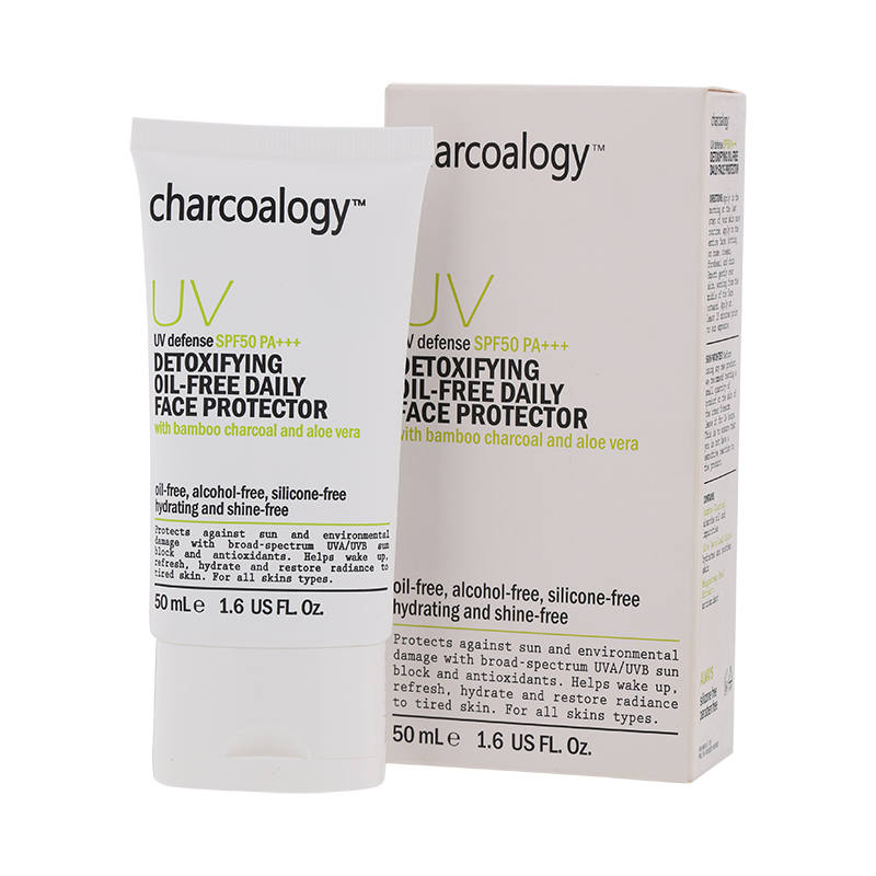 Charcoalogy UV Defense Detoxifying Oil-Free Sunscreen SPF50 - 50ml
