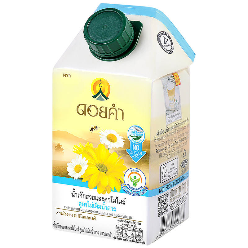 Doikham Chrysanthemum Drink with Chamomile - No Sugar Added, 500ml