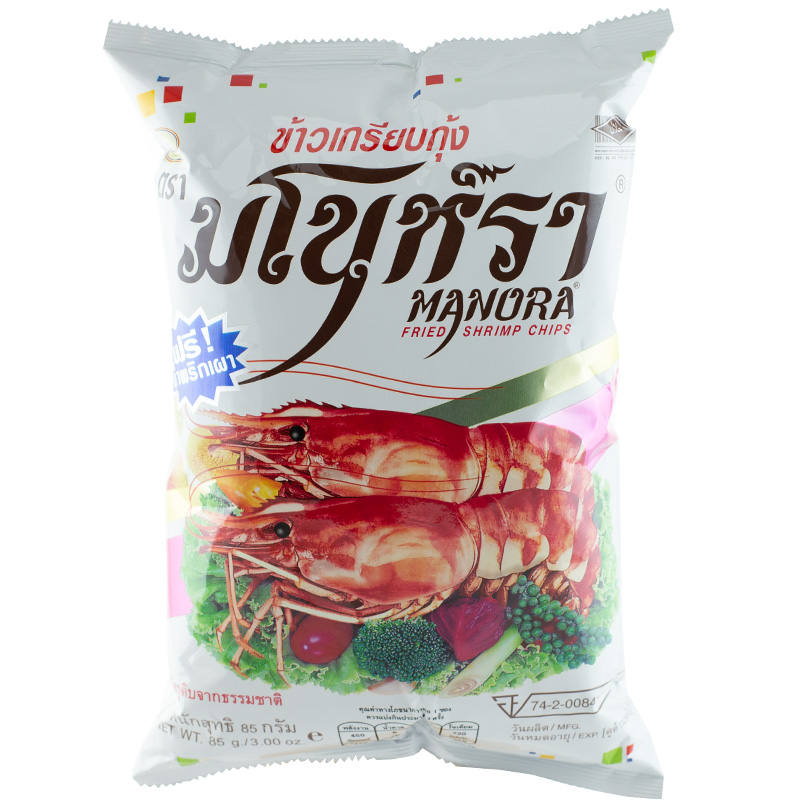 Manora Shrimp Chips, 75g