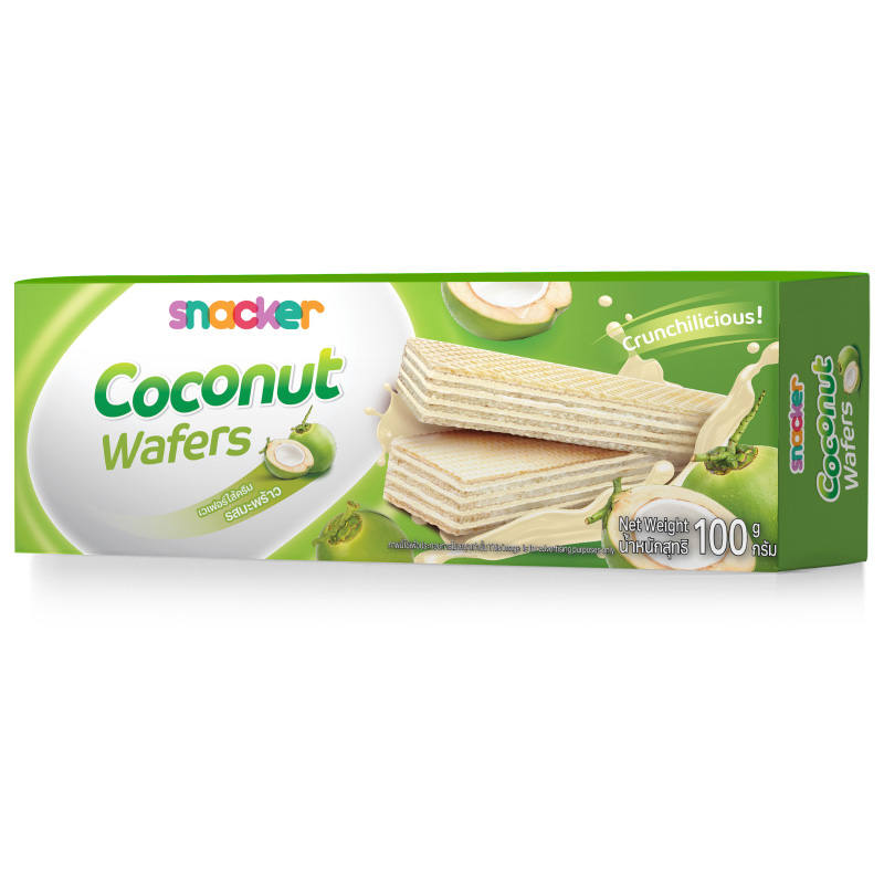 Snacker Coconut Flavored Cream Wafer, 100g