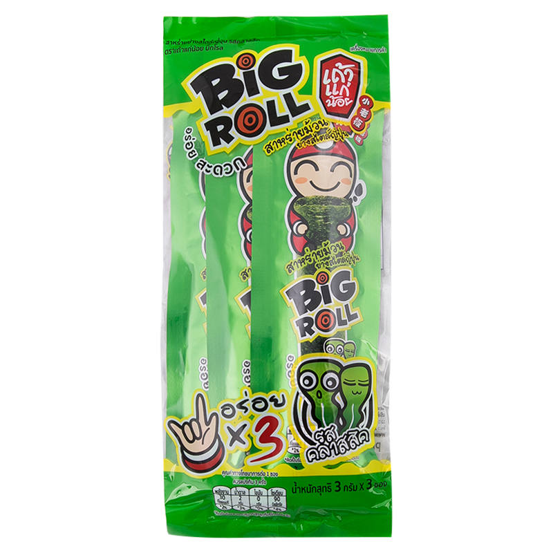 Taokeanoi Big Roll Seaweed Japanese Style Classic Flavor, 75g