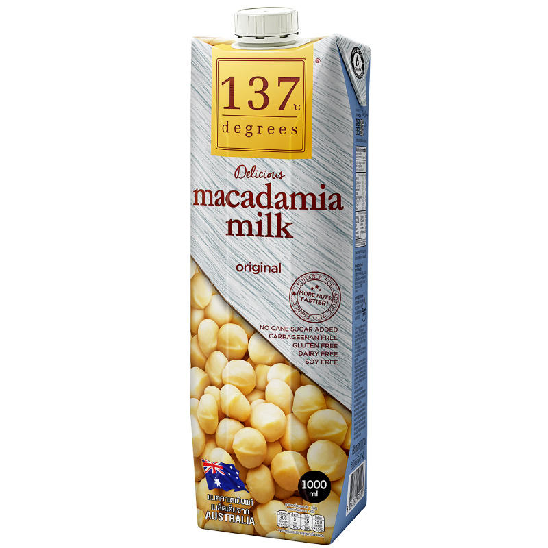137 Degrees Macadamia Milk with Sunflower Seeds 1000ml