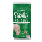 Allrite Organic Rice Cakes with Five Grains, 76g
