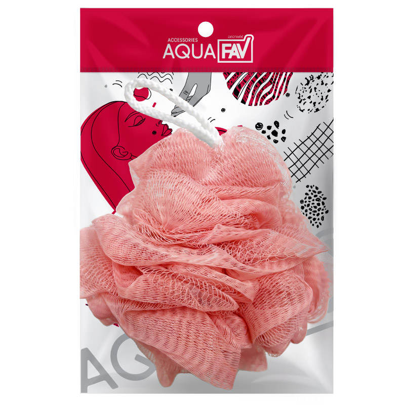 Aquafav Flower-Shaped Sponge Bath - Assorted Colors