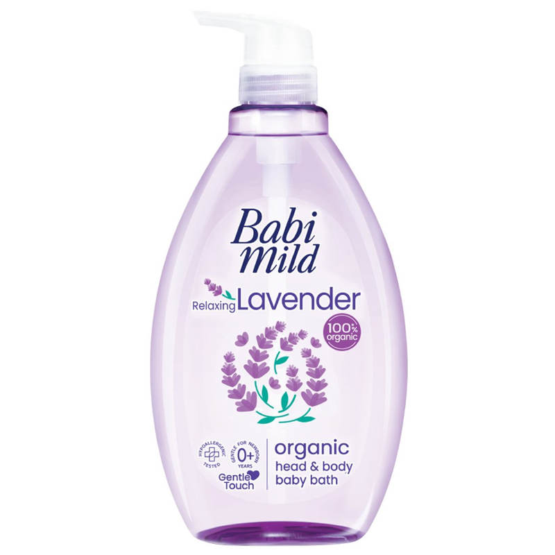 Babi Mild Baby Bath Relaxing Lavender 800ml