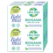 Babi Mild Organic Baby Bar Soap - 75g Pack of 4