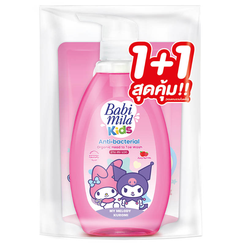 Babi Mild Kids Juicy Cutie Head to Toe Wash - 390ml