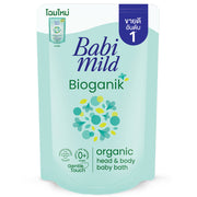 Babi Mild Ultra Mild Pure Natural Head and Body Baby Bath Refill 350ml