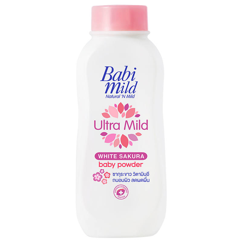 Baby Mild Ultra Mild White Sakura Baby Powder 160ml
