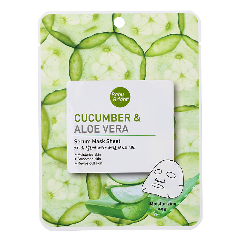 Baby Bright Cucumber and Aloe Vera Facial Serum Mask - 20g