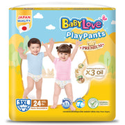 BabyLove Premium Play Pants XXXL, 24 Pieces