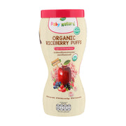 Baby Natura Organic Riceberry Puffs with Apple and Berries - 40g