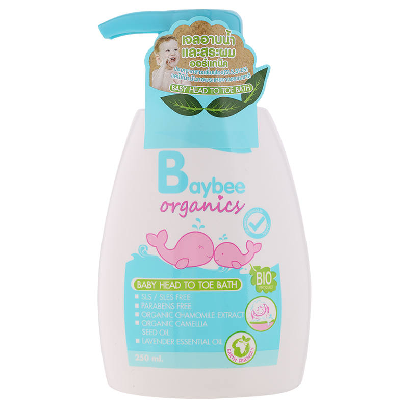 Baybee Organics Baby Head to Toe Bath 250ml