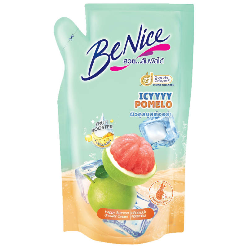 Benice Happy Summer Icy Pomelo Shower Cream Refill - 400ml