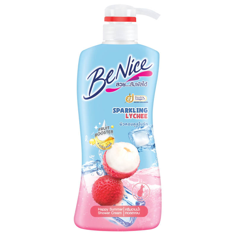 Benice Happy Summer Sparkling Lychee Shower Cream - 400ml