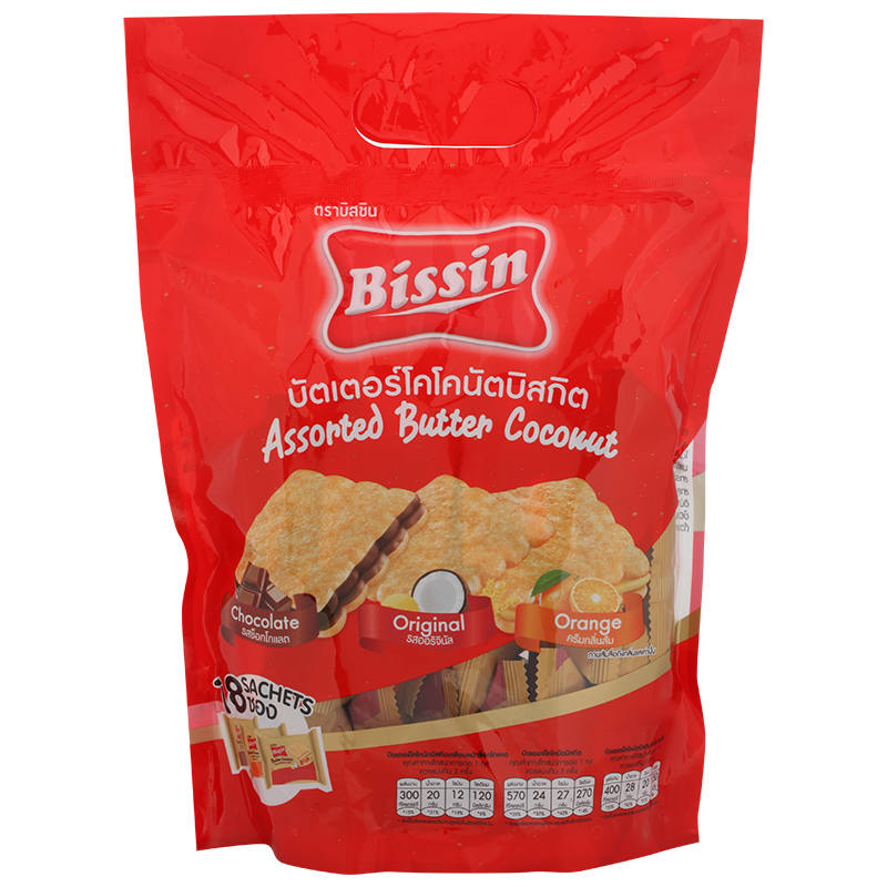 Bissin Assorted Butter Coconut Cookies 252g