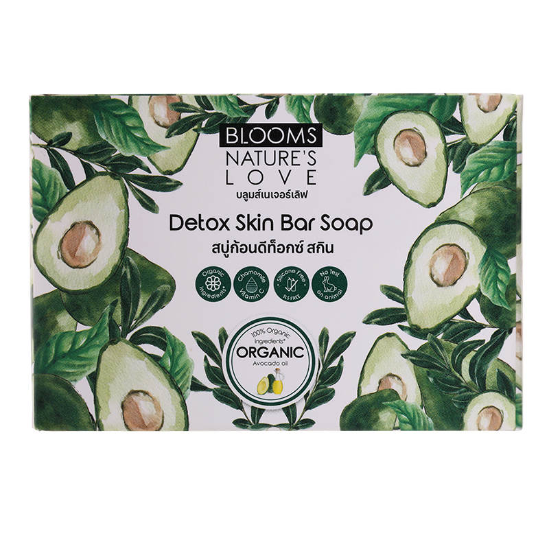 Blooms Nature's Love Detox Skin Bar Soap – 150g