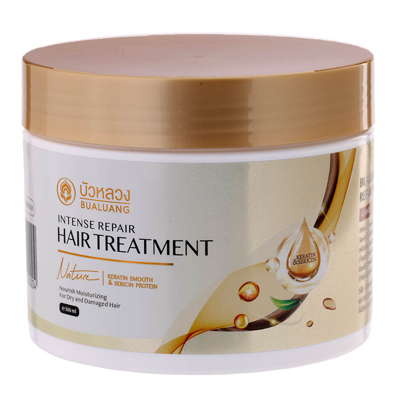 Bualuang Intense Repair Hair Treatment with Keratin, Smooth and Sericin Protein - 300ml
