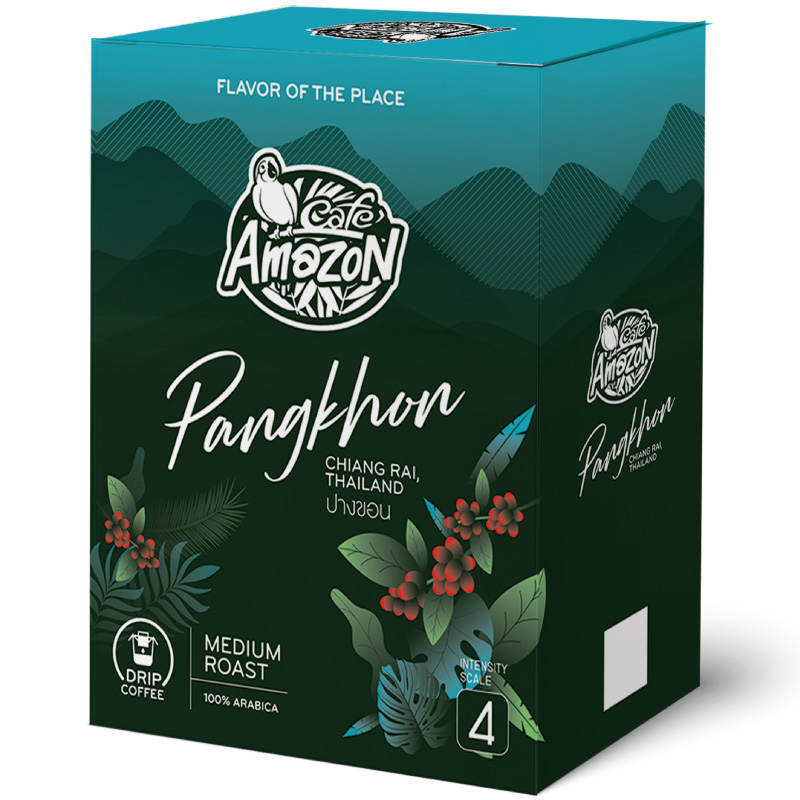 Cafe Amazon Drip Coffee Pangkhon - 9g Pack of 5 Sachets