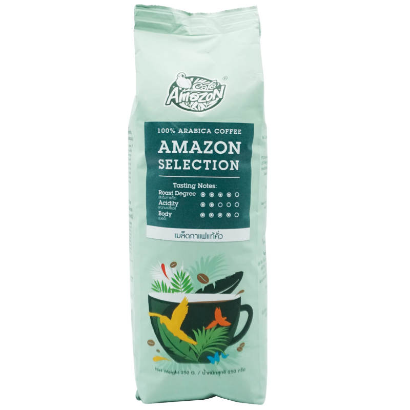 Cafe Amazon Roasted Coffee Bean Selection - 250g