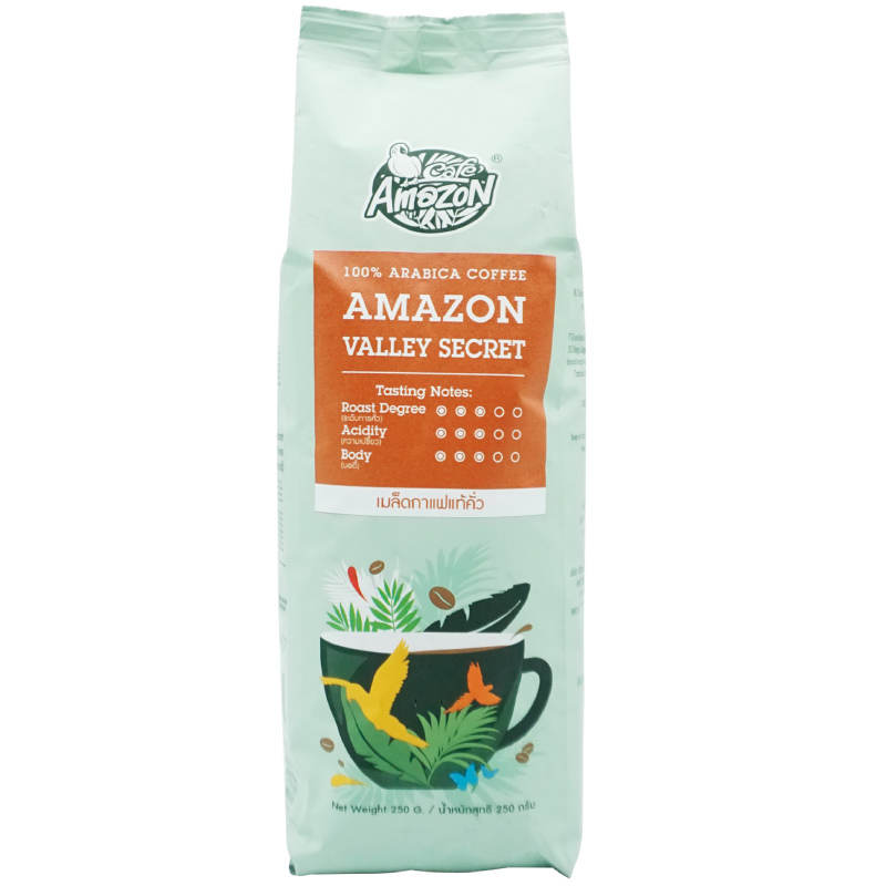 Cafe Amazon Roasted Coffee Bean - Valley Secret 250g