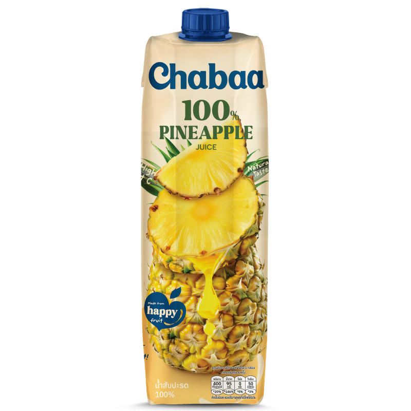 Chabaa 100% Pineapple Juice - 1000ml