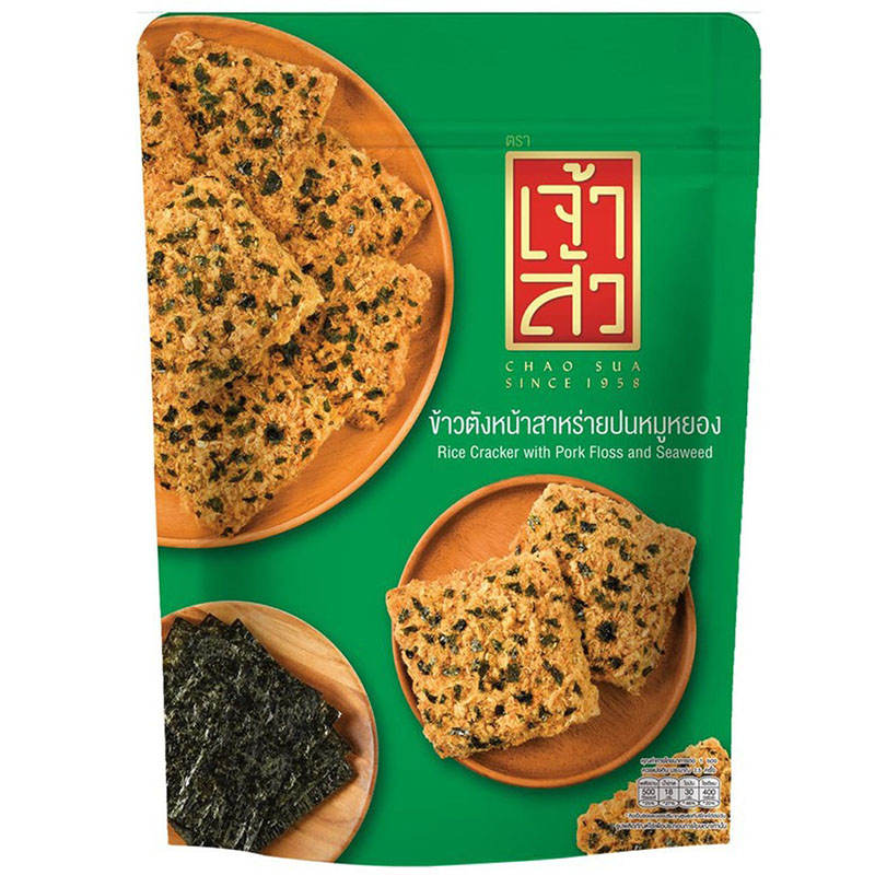 Chao Sua Rice Crackers with Pork Floss and Seaweed, 80g