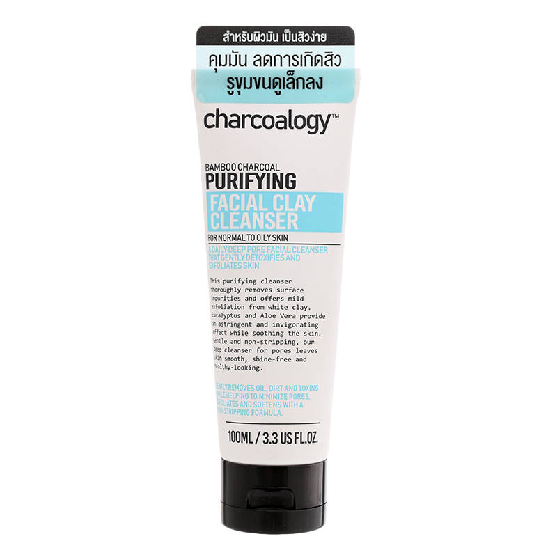 Charcoalogy Anti Shine Pore Purifying Clay Face Wash 100ml