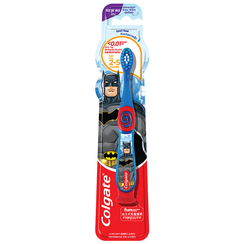 Colgate Ultra Soft Kids Batman Toothbrush for Ages 2 to 5