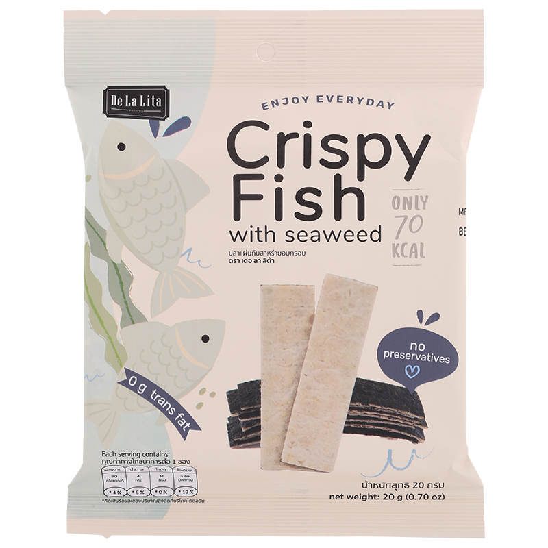 De La Lita Crispy Seaweed with Fish - 20g