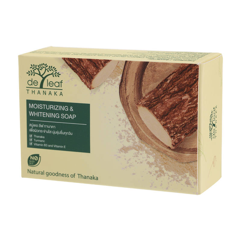 DeLeaf Thanaka Moisturizing and Whitening Soap - 100g