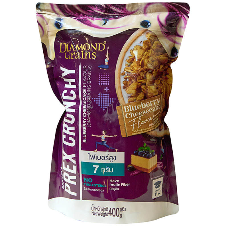 Diamond Grain Prex Crunchy Granola Blueberry Cheesecake 400g