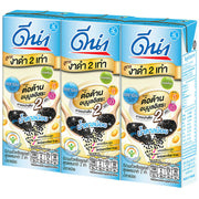 DNA UHT Soy Milk with Black Sesame - Low Sugar Pack of 3 (230ml each)