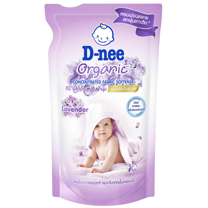 D-Nee Baby Concentrated Fabric Softener, Lavender Scent, 450ml