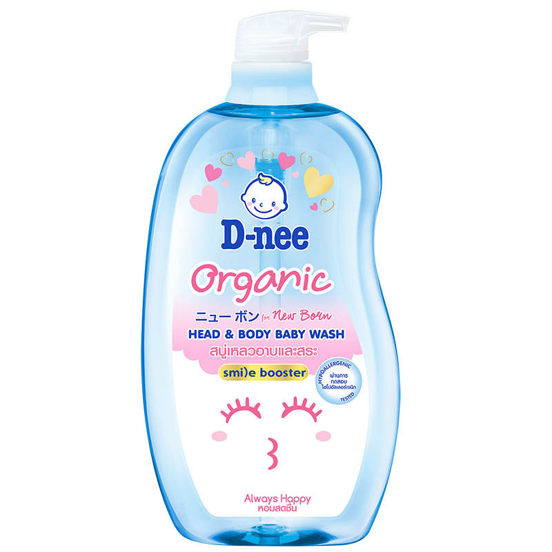 D-nee Head and Body Baby Wash for Newborns - 800ml