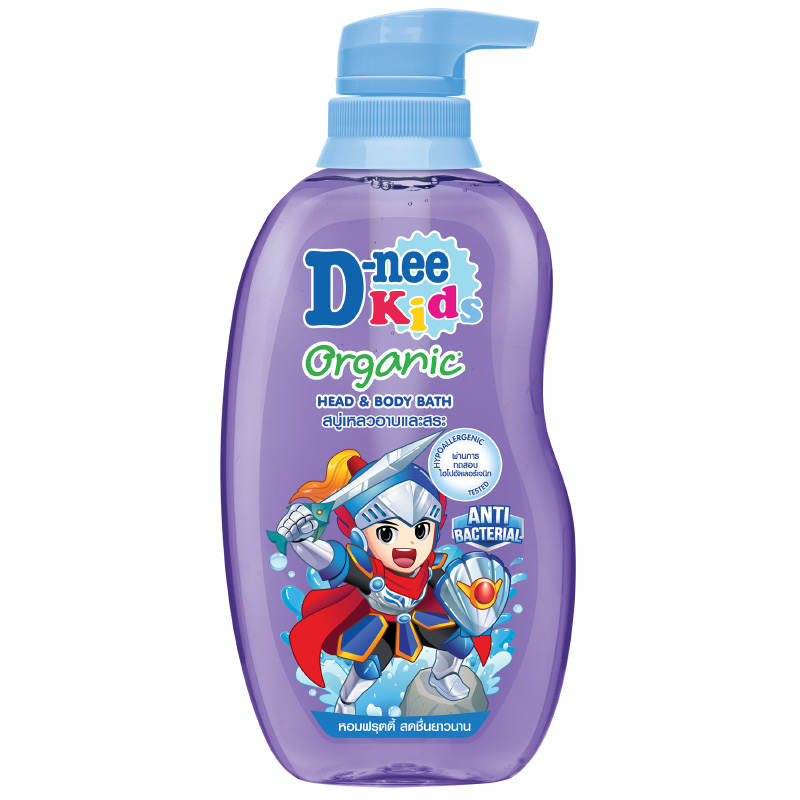 D-nee Kids Organic Head and Body Bath - Happy Berry 400ml