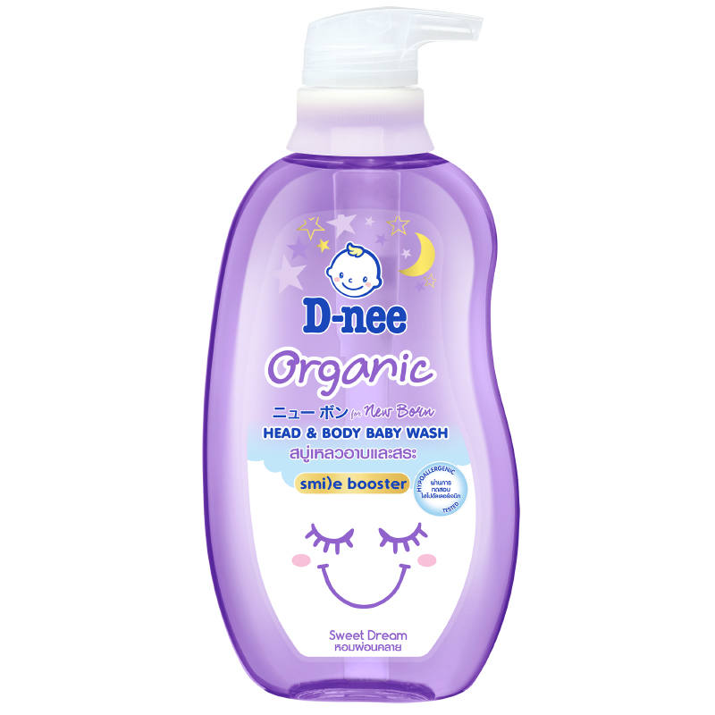 D-Nee Organic Sweet Dream Head and Body Baby Wash 380ml