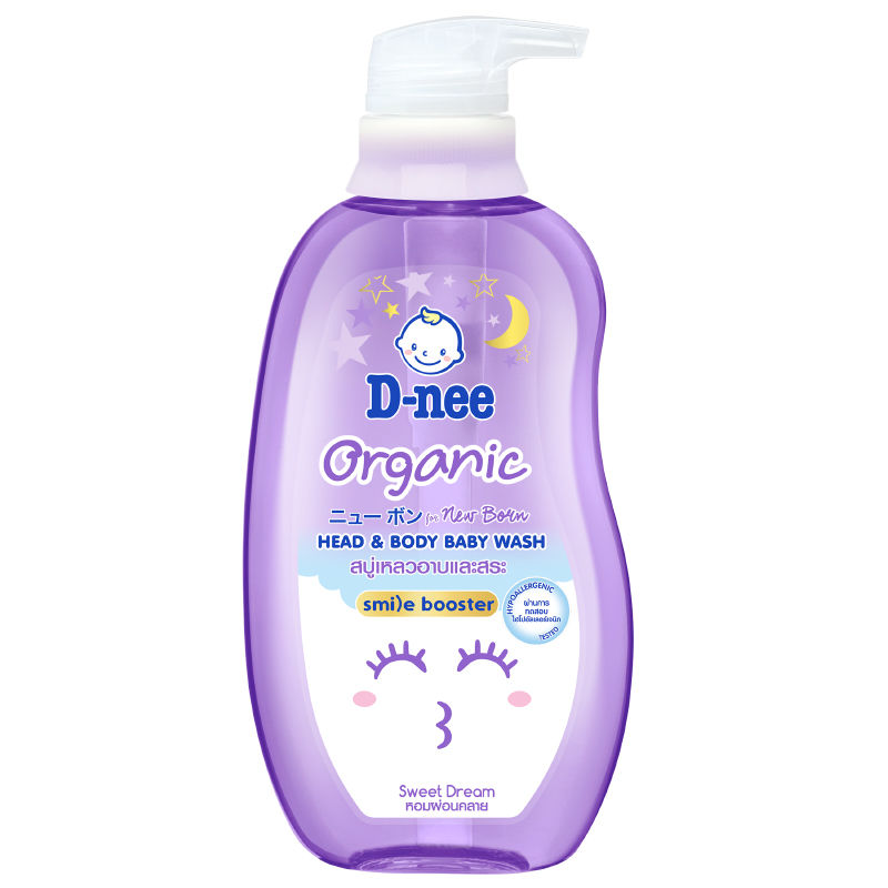 D-Nee Organic Sweet Dream Head and Body Baby Wash 380ml