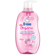 D-Nee Sakura Newborn Head and Body Wash 380ml