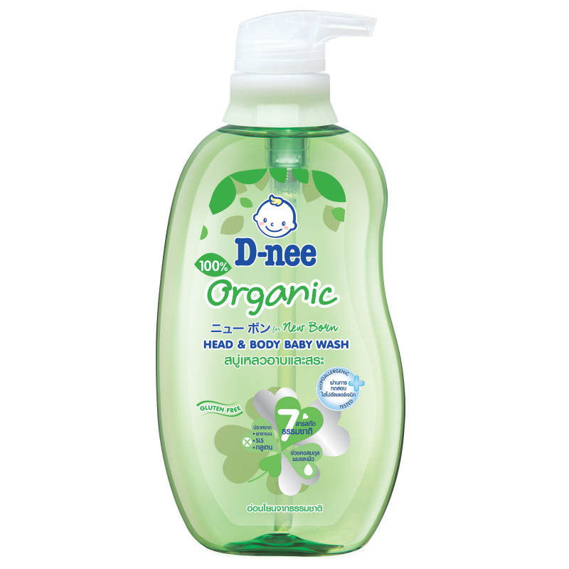 Dnee Organic Head & Body Baby Wash 380ml