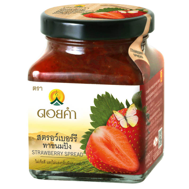 Doi Kham High Strawberry Spread Jam 220g