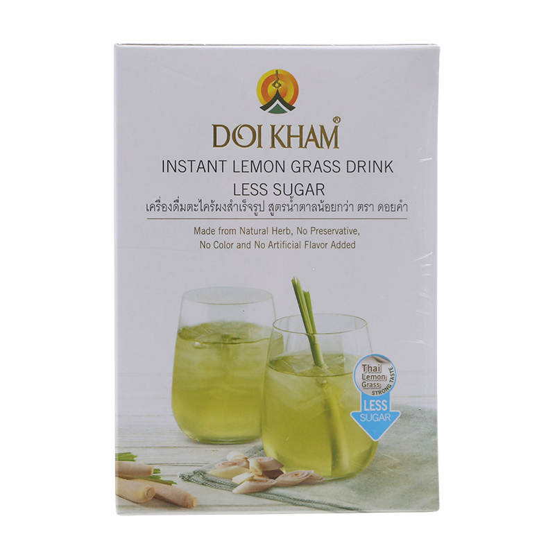 Doi Kham Instant Lemongrass Drink - 10g x 12 Sachets