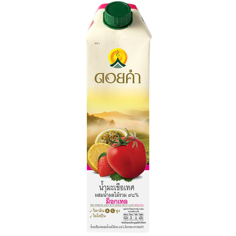 Doikham Mocktail Tomato Juice with Mixed Fruit Juice 1000ml