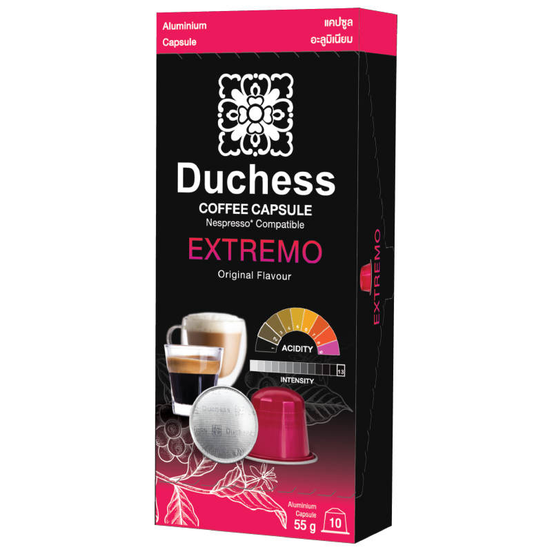Duchess Coffee Capsule - Extremo Flavor, 10 Capsules, 55g
