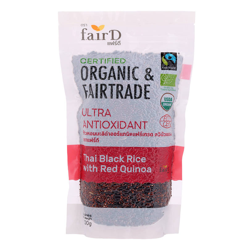 Fair D Organic Black Rice with Red Quinoa - 500g – BOONCHOO.com