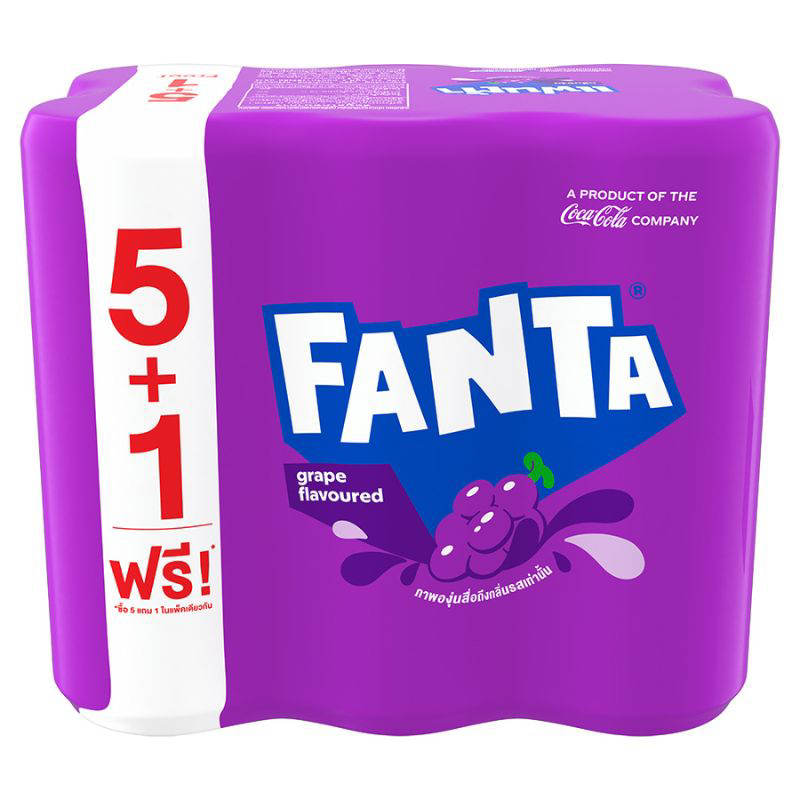 Fanta Grape Pop 325ml Pack of 6
