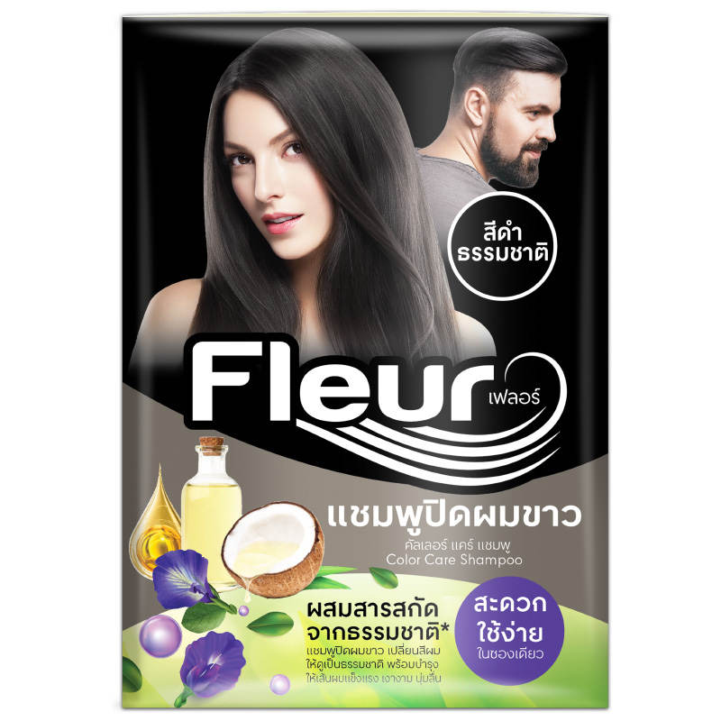 Fleur Color Care Shampoo - Natural Black 30ml