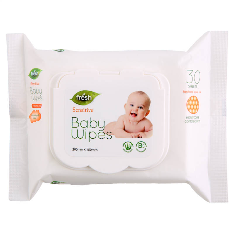 Pureen Fresh Sensitive Baby Wipes - Gentle and Moisturizing