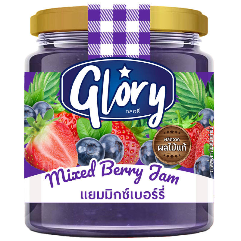 Glory Mixed Berry Jam - 180g Jar